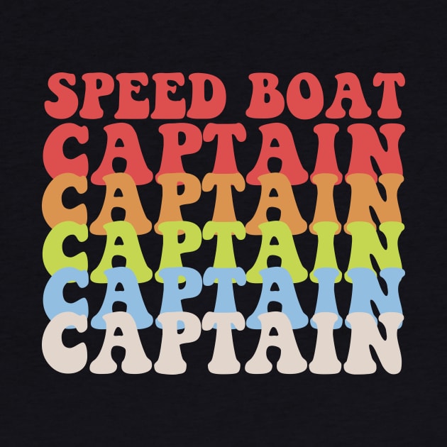 Speed Boat Captain by thingsandthings